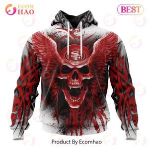NFL San Francisco 49ers Special Kits With Skull Art 3D Hoodie