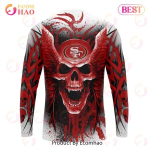 San francisco 49ers skull jersey 3d hoodie K181021 - USALast