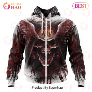 NFL Washington Commanders Special Kits With Skull Art 3D Hoodie