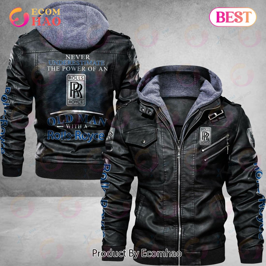 Rolls-Royce Leather Jacket - Ecomhao Store