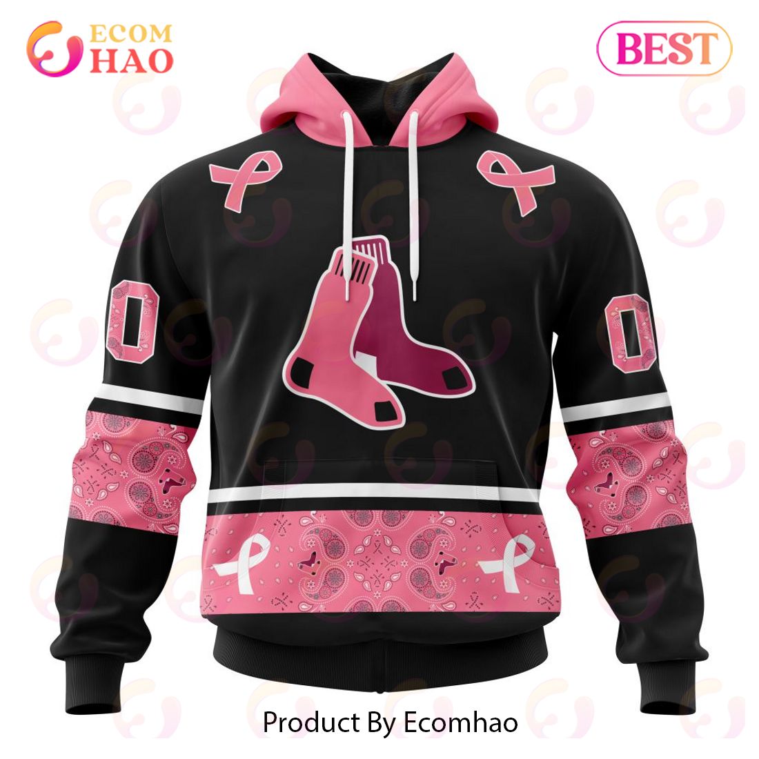 MLB Arizona Diamondbacks Specialized Design In Classic Style With Paisley! IN OCTOBER WE WEAR PINK BREAST CANCER 3D Hoodie