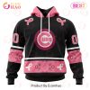 MLB Boston Red Sox Specialized Design In Classic Style With Paisley! IN OCTOBER WE WEAR PINK BREAST CANCER 3D Hoodie