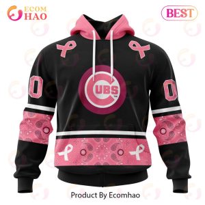 MLB Chicago Cubs Mix Grateful Dead Specialized Design In Classic Style With Paisley! IN OCTOBER WE WEAR PINK BREAST CANCER 3D Hoodie