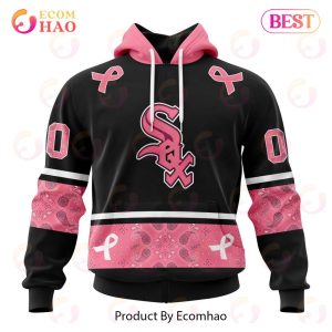 MLB Chicago White Sox Specialized Design In Classic Style With Paisley! IN OCTOBER WE WEAR PINK BREAST CANCER 3D Hoodie