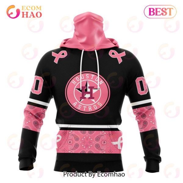 MLB Houston Astros Mix Grateful Dead Specialized Design In Classic Style With Paisley! IN OCTOBER WE WEAR PINK BREAST CANCER 3D Hoodie