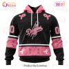 MLB Miami Marlins Specialized Design In Classic Style With Paisley! IN OCTOBER WE WEAR PINK BREAST CANCER 3D Hoodie