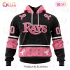 MLB Texas Rangers Specialized Design In Classic Style With Paisley! IN OCTOBER WE WEAR PINK BREAST CANCER 3D Hoodie
