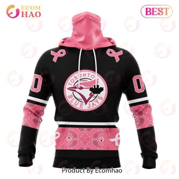 MLB Toronto Blue Jays Specialized Design In Classic Style With Paisley! IN OCTOBER WE WEAR PINK BREAST CANCER 3D Hoodie