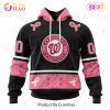 MLB Toronto Blue Jays Specialized Design In Classic Style With Paisley! IN OCTOBER WE WEAR PINK BREAST CANCER 3D Hoodie