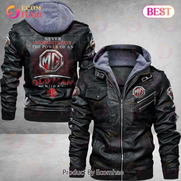 MG Leather Jacket - Ecomhao Store
