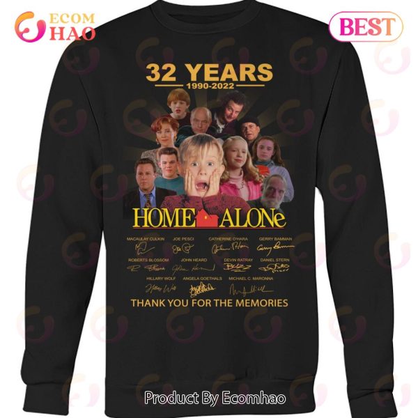 32 Years 1990 – 2022 Home Alone Thank You For The Memories T-Shirt
