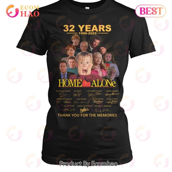 32 Years 1990 – 2022 Home Alone Thank You For The Memories T-Shirt