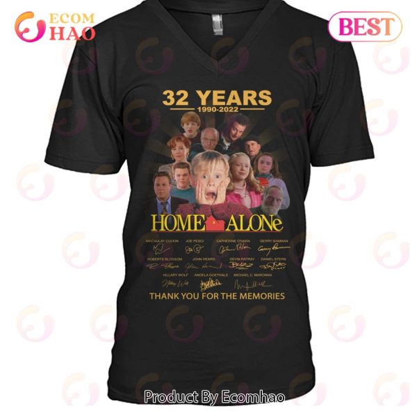 32 Years 1990 – 2022 Home Alone Thank You For The Memories T-Shirt