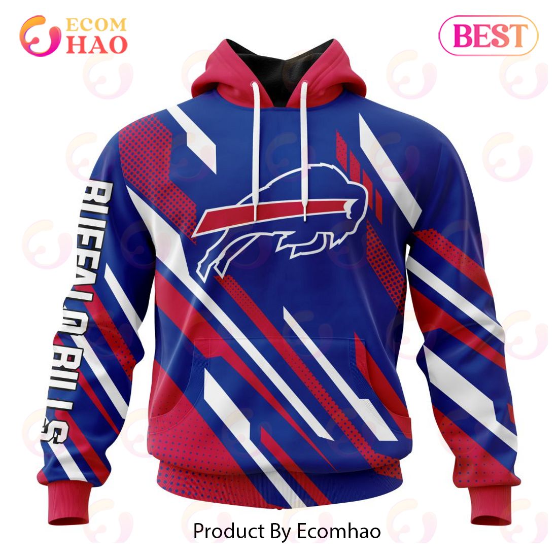 NFL Buffalo Bills Special MotoCross Concept 3D Hoodie