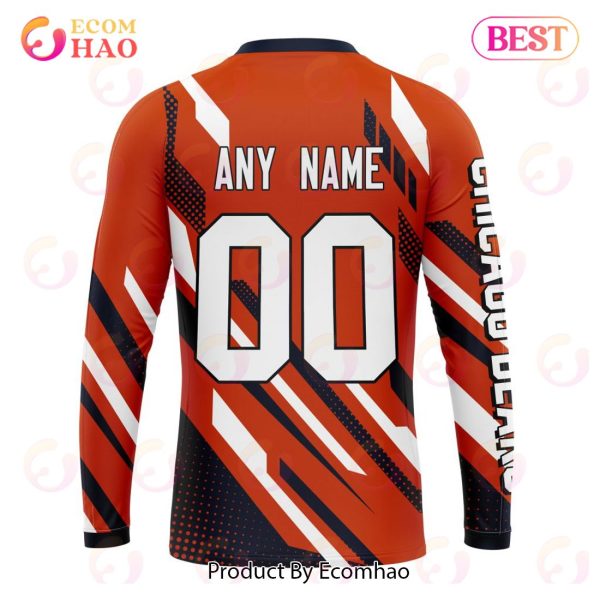 NFL Chicago Bears Special MotoCross Concept 3D Hoodie