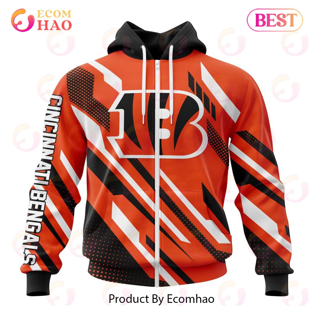 NFL Cincinnati Bengals Special MotoCross Concept 3D Hoodie