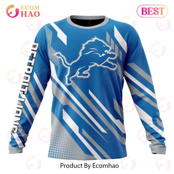 NFL Detroit Lions Special MotoCross Concept 3D Hoodie