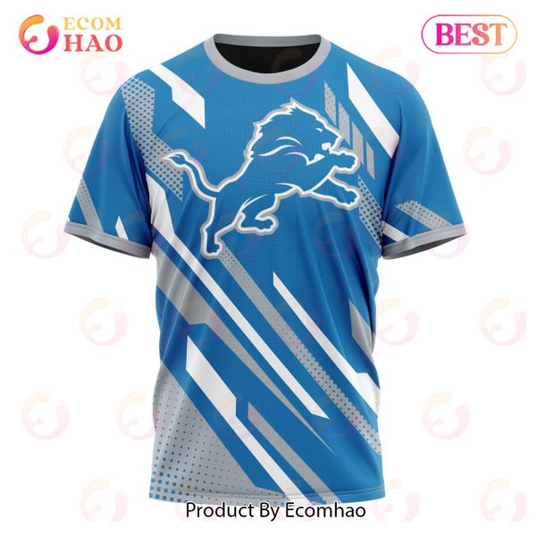 NFL Detroit Lions Special MotoCross Concept 3D Hoodie