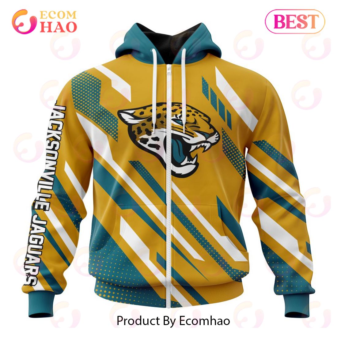 NFL Jacksonville Jaguars Special MotoCross Concept 3D Hoodie