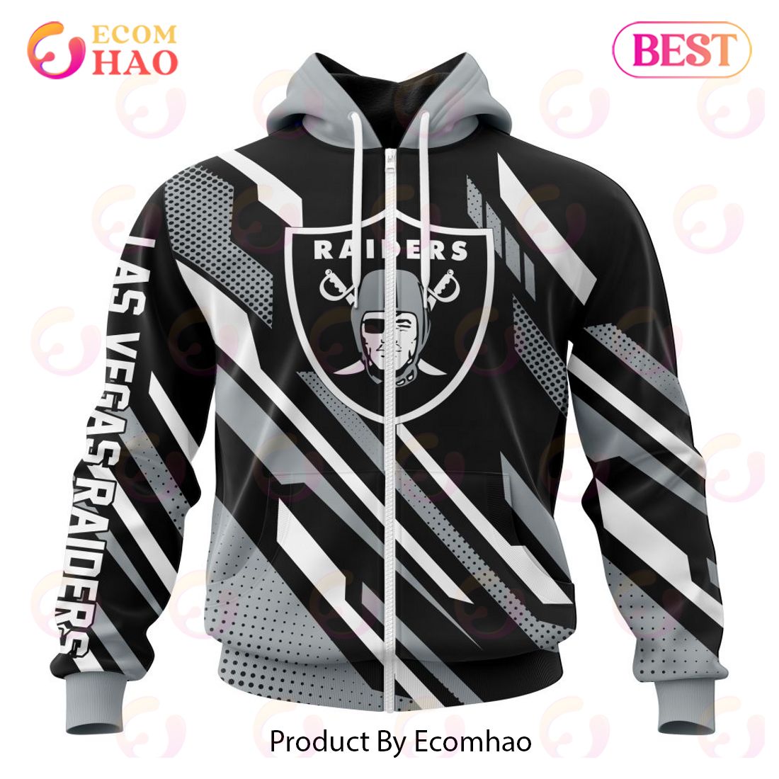 NFL Las Vegas Raiders Special MotoCross Concept 3D Hoodie