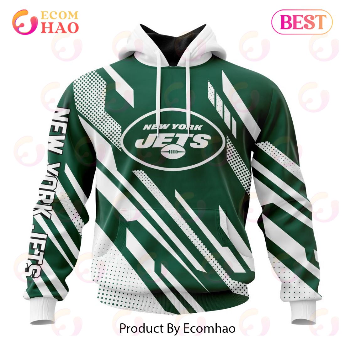 NFL New York Jets Special MotoCross Concept 3D Hoodie