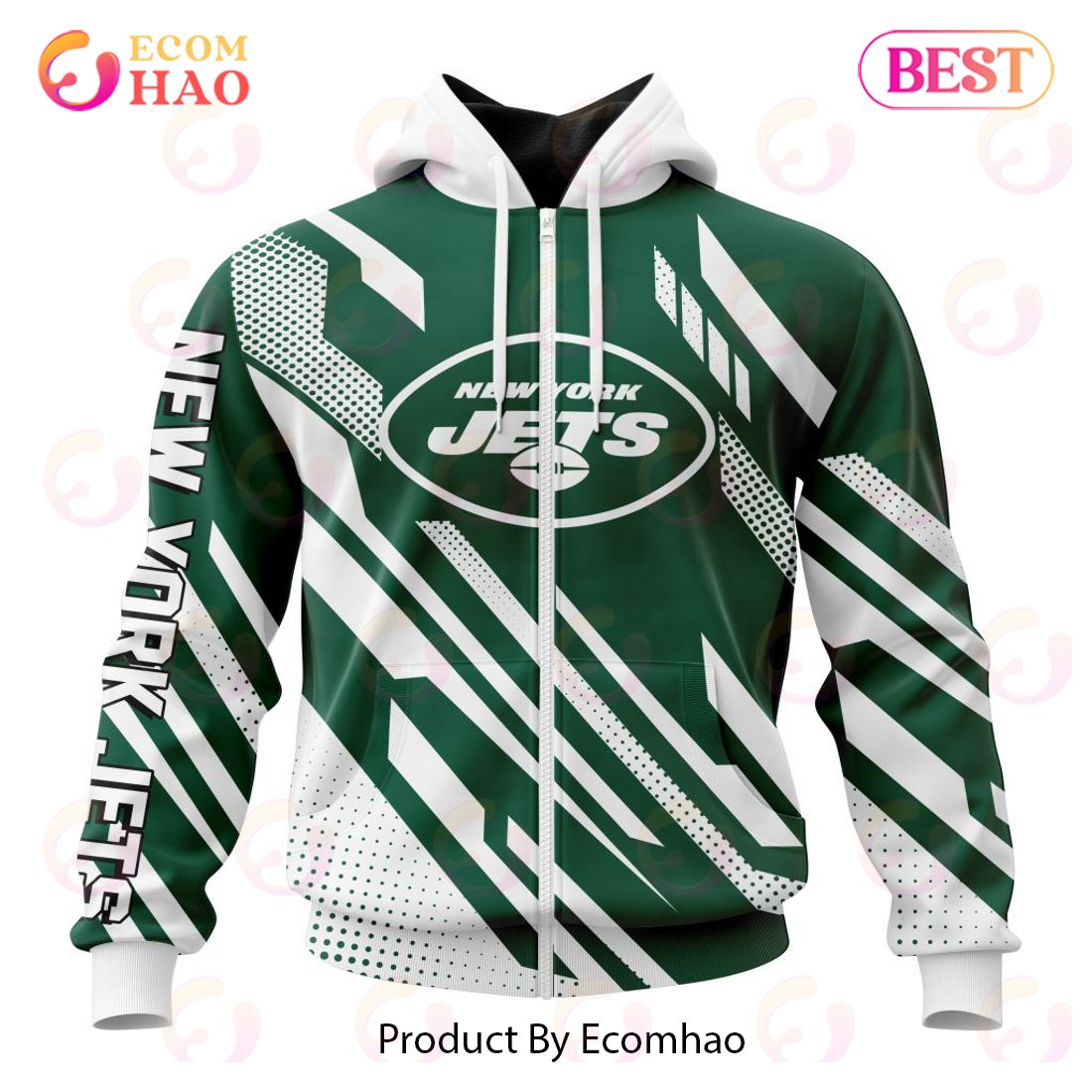 NFL New York Jets Special MotoCross Concept 3D Hoodie