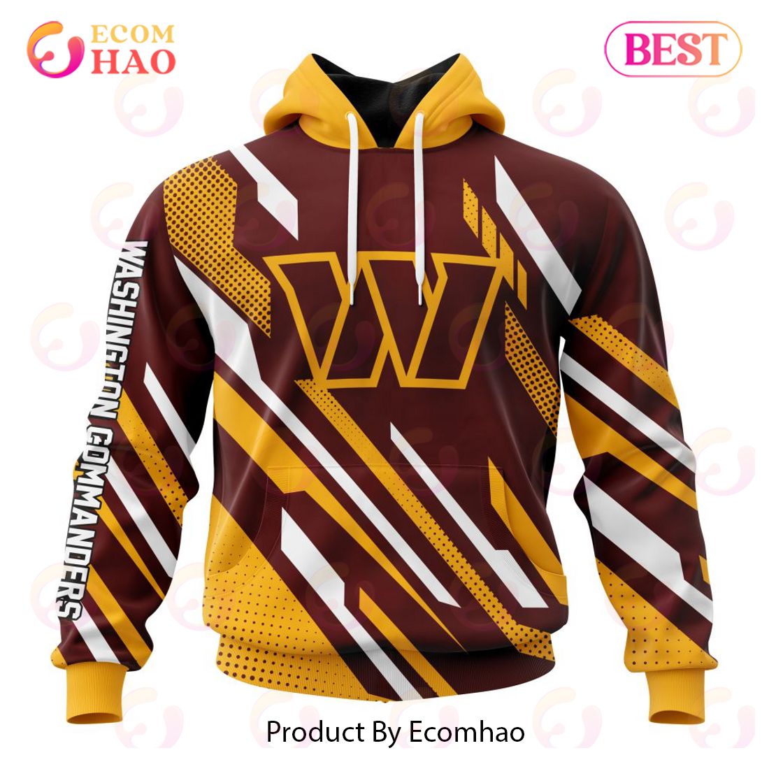 Washington Redskins Superman NFL Custom Baseball Jersey - Shoptml