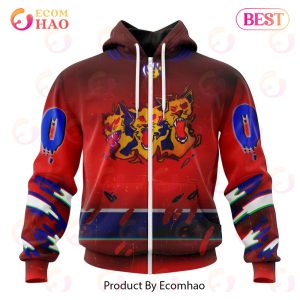 Florida Panthers Specialized Jersey For Halloween Night 3D Hoodie