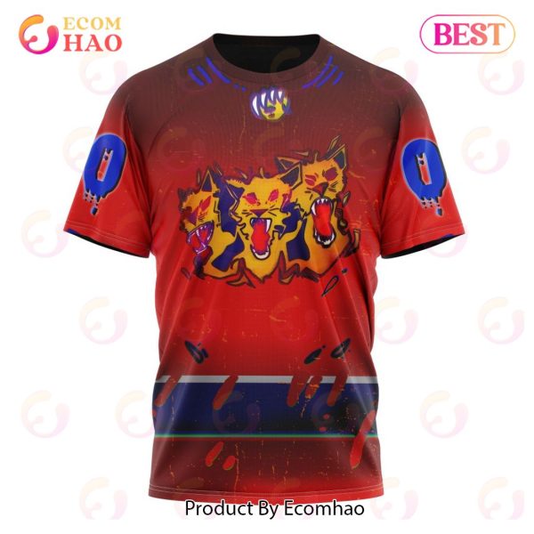 Florida Panthers Specialized Jersey For Halloween Night 3D Hoodie