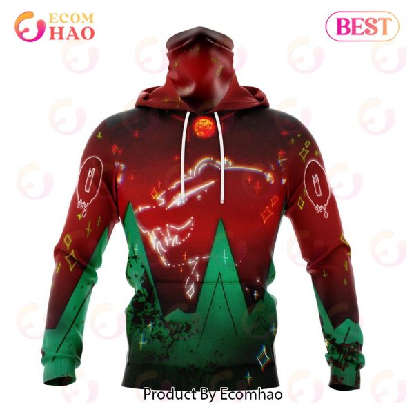 Minnesota Wild Specialized Jersey For Halloween Night 3D Hoodie