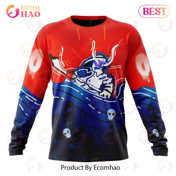 New York Islanders Specialized Jersey For Halloween Night 3D Hoodie