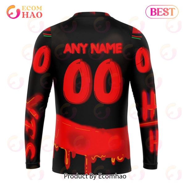Ottawa Senators Specialized Jersey For Halloween Night 3D Hoodie