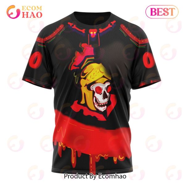 Ottawa Senators Specialized Jersey For Halloween Night 3D Hoodie