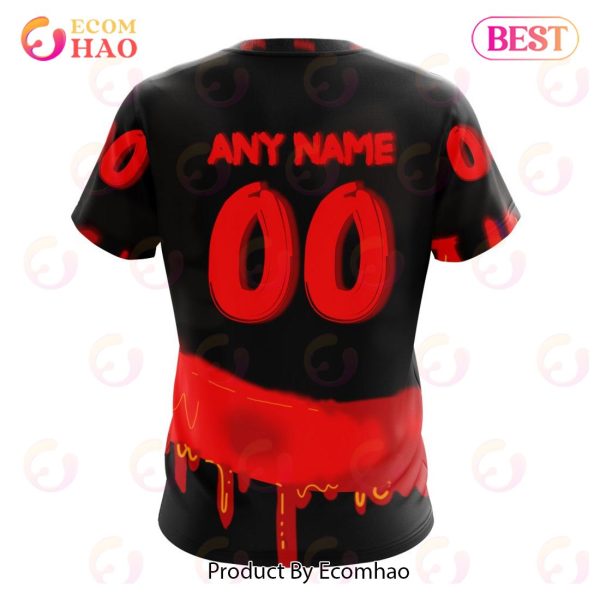 Ottawa Senators Specialized Jersey For Halloween Night 3D Hoodie