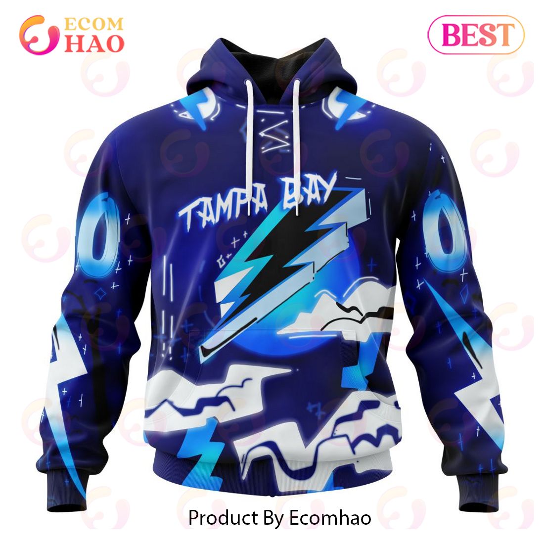 Tampa Bay Lightning Specialized Jersey For Halloween Night 3D Hoodie