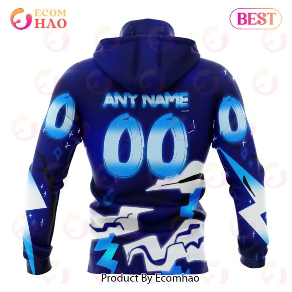 Tampa Bay Lightning Specialized Jersey For Halloween Night 3D Hoodie