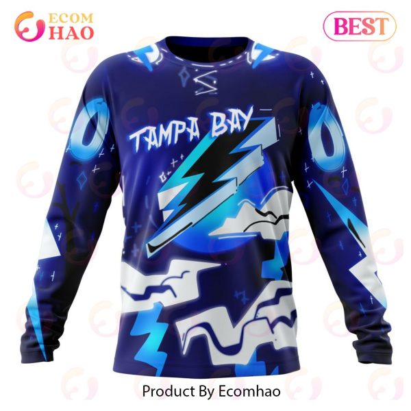 Tampa Bay Lightning Specialized Jersey For Halloween Night 3D Hoodie
