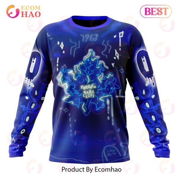 Toronto Maple Leafs Specialized Jersey For Halloween Night 3D Hoodie