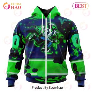 Vancouver Canucks Specialized Jersey For Halloween Night 3D Hoodie