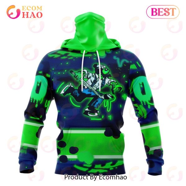 Vancouver Canucks Specialized Jersey For Halloween Night 3D Hoodie