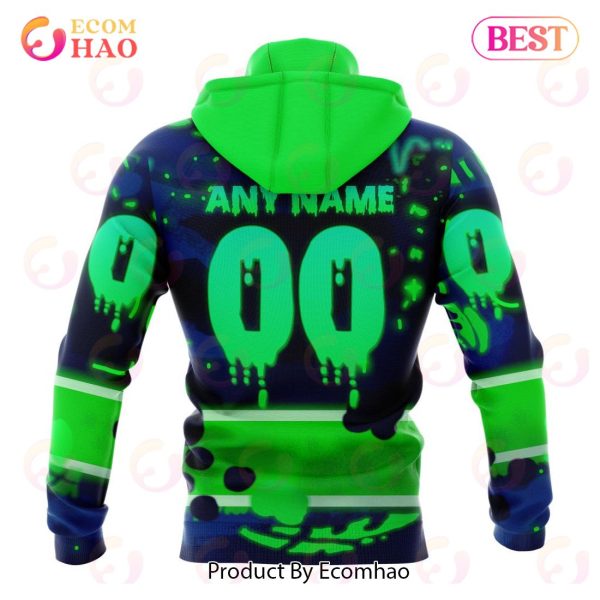 Vancouver Canucks Specialized Jersey For Halloween Night 3D Hoodie