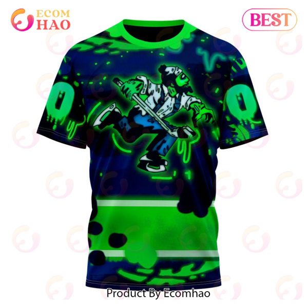 Vancouver Canucks Specialized Jersey For Halloween Night 3D Hoodie