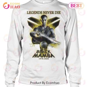 Legends Never Die The Black Mamba 1978 – 2020 T-Shirt