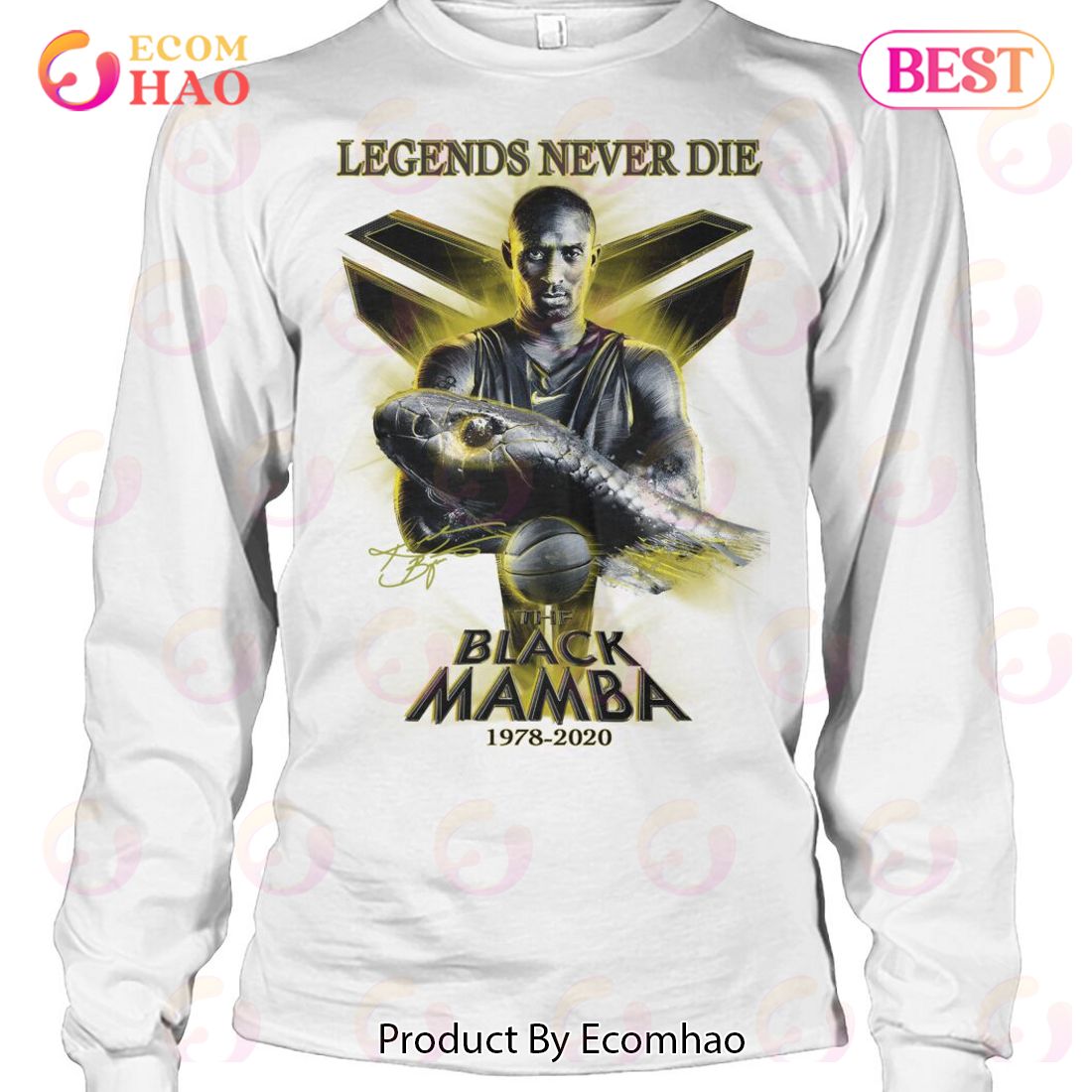 Legends Never Die The Black Mamba 1978 – 2020 T-Shirt