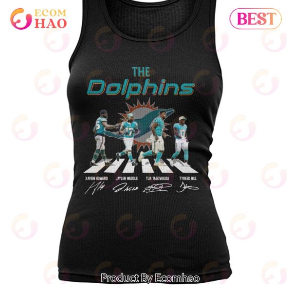 The Dolphins Xavien Howard And Jaylen Waddle And Tua Tagovailoa And Tyreek Hill T-Shirt