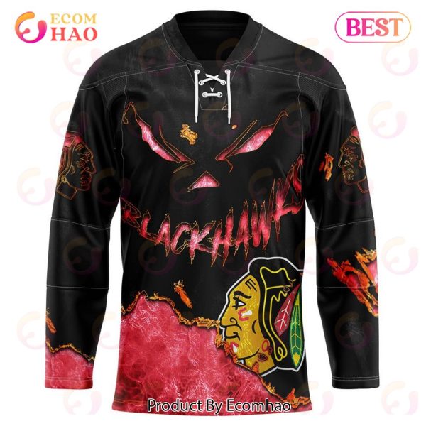 Blackhawks Demon Face Jersey LIMITED EDITION