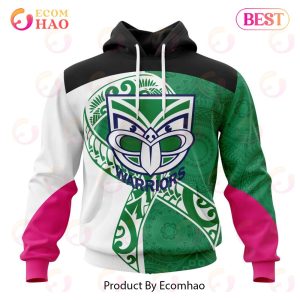 NRL New Zealand Warriors Specialized Kits Samoa Fight Cancer 3D Hoodie