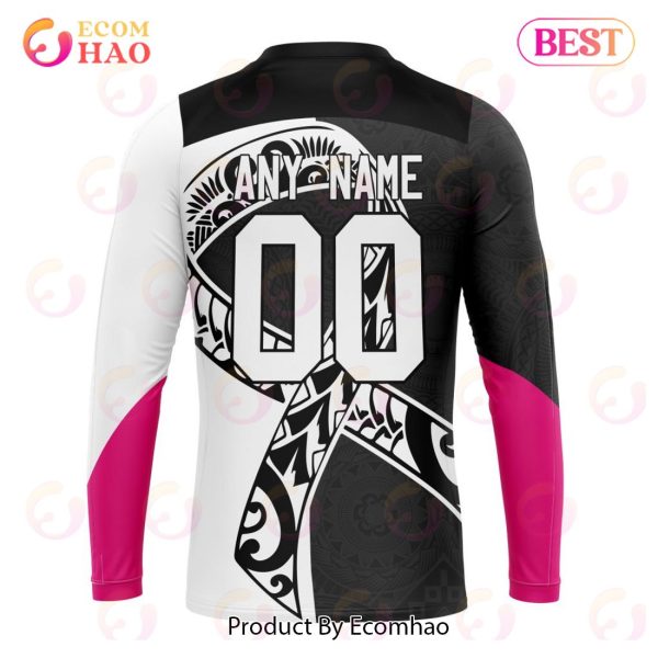 NRL Penrith Panthers Specialized Kits Samoa Fight Cancer 3D Hoodie