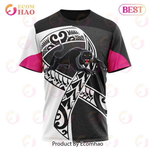 NRL Penrith Panthers Specialized Kits Samoa Fight Cancer 3D Hoodie