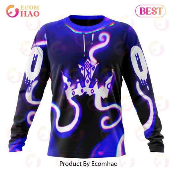 Los Angeles Kings Specialized Jersey For Halloween Night 3D Hoodie